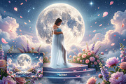 Moonlight Maternity Digital Backdrop, a Background Graphic by 3Motional (Thumbnail 2 of 9)