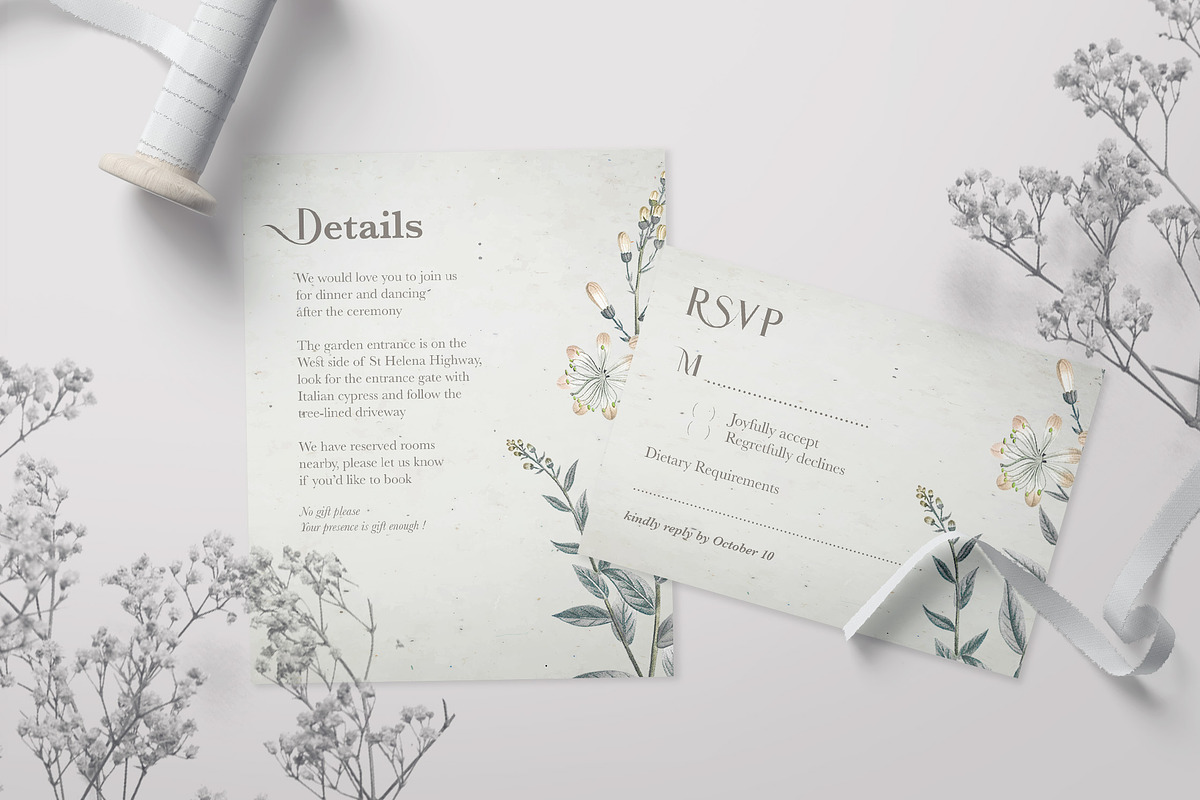 Tiana & Anthony (Vintage), an Invitation Template by EvitePapery (Photo 3 of 5)
