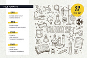 Chemistry Doodle Clipart Set, an Education Illustration by insemar (Thumbnail 2 of 4)