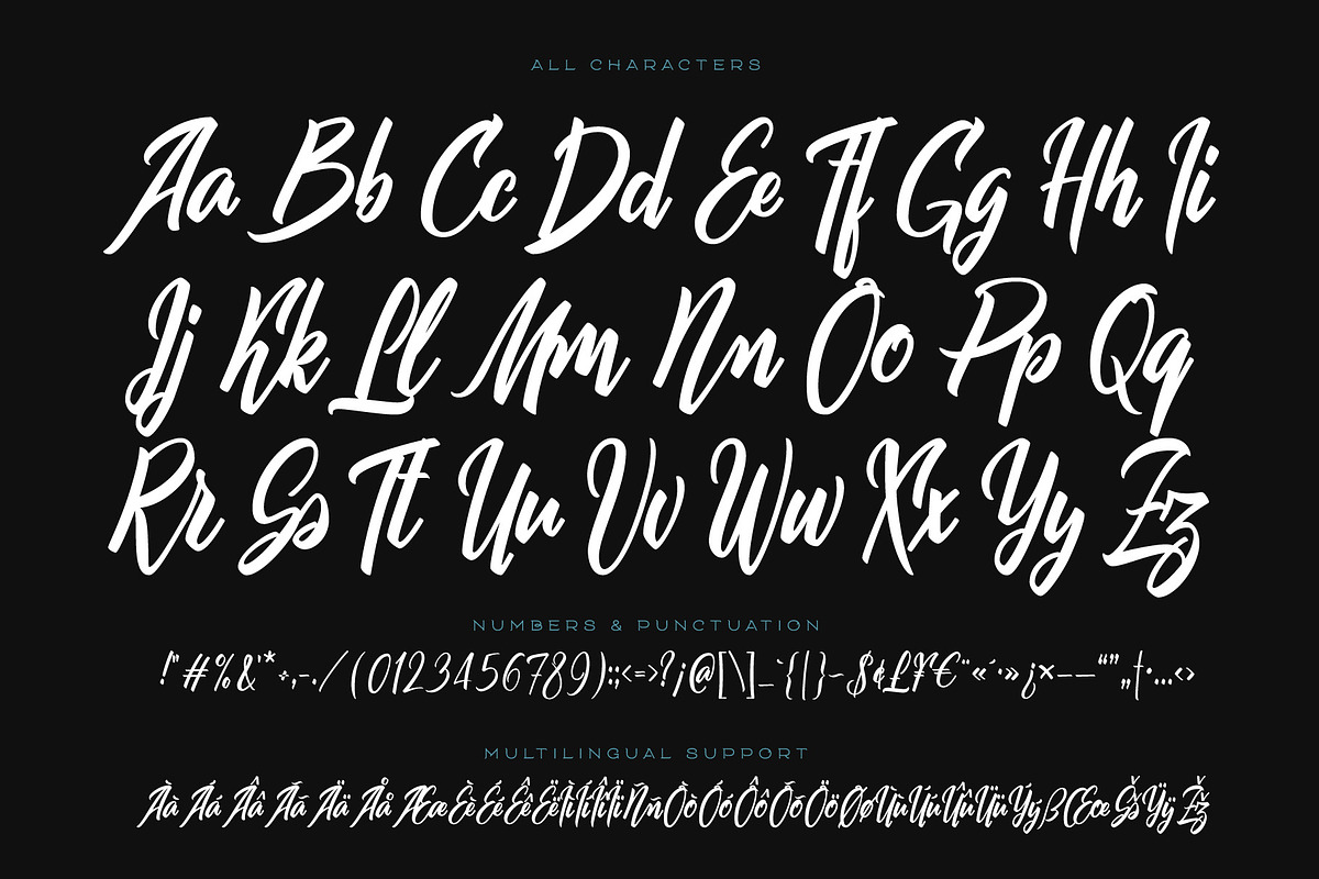 Squidink font & graphics preview 5