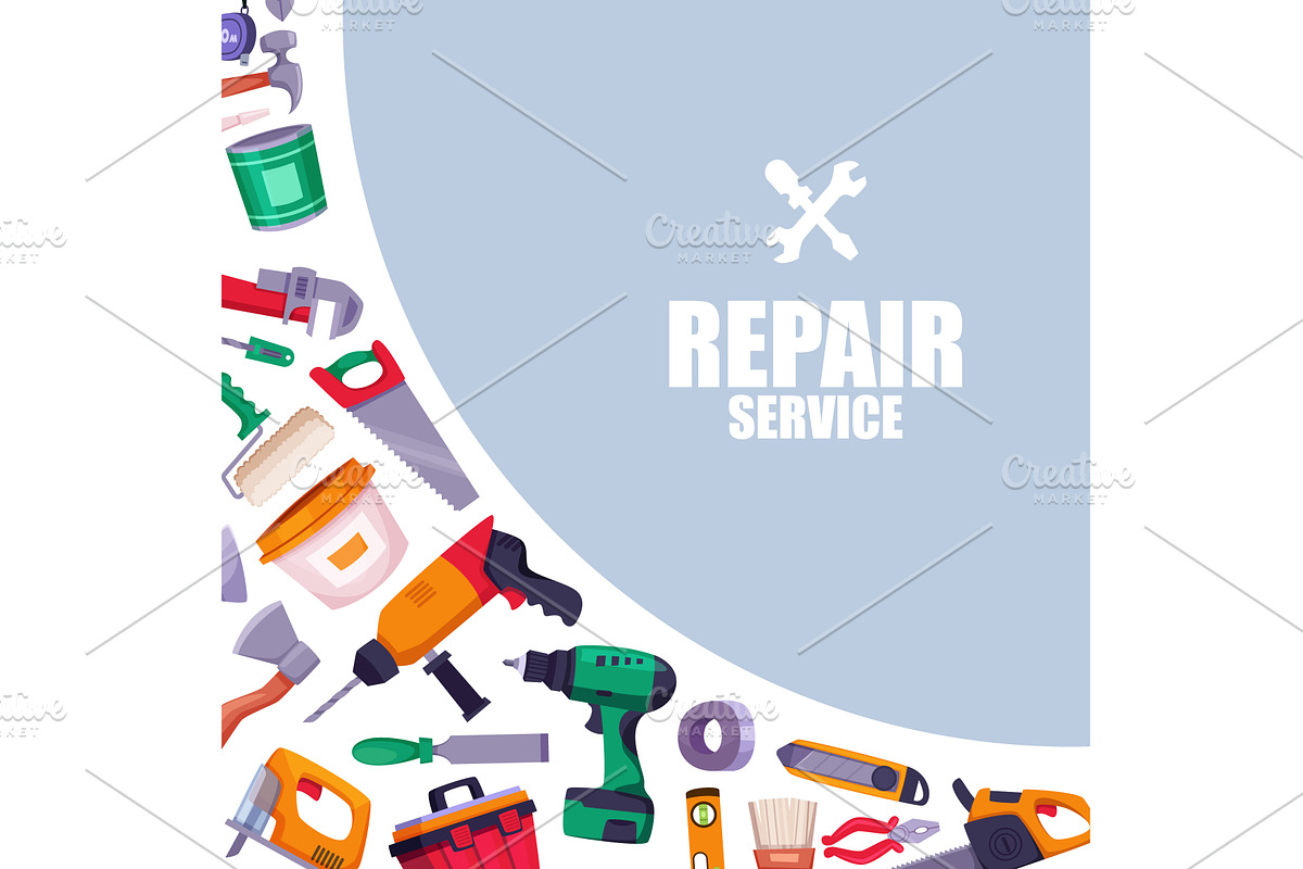 Repair service background, an Illustration by Onyx