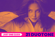 21 Duotone Effects, an Action Add-On by PSD Action (Thumbnail 14 of 22)