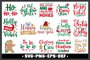 Christmas Quotes Svg Bundle Set, a Texture Graphic by EllaMaiyaali (Thumbnail 3 of 3)