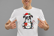 Christmas Funny Dog Coffee Png, an Illustration by Daily.Designs (Thumbnail 2 of 5)