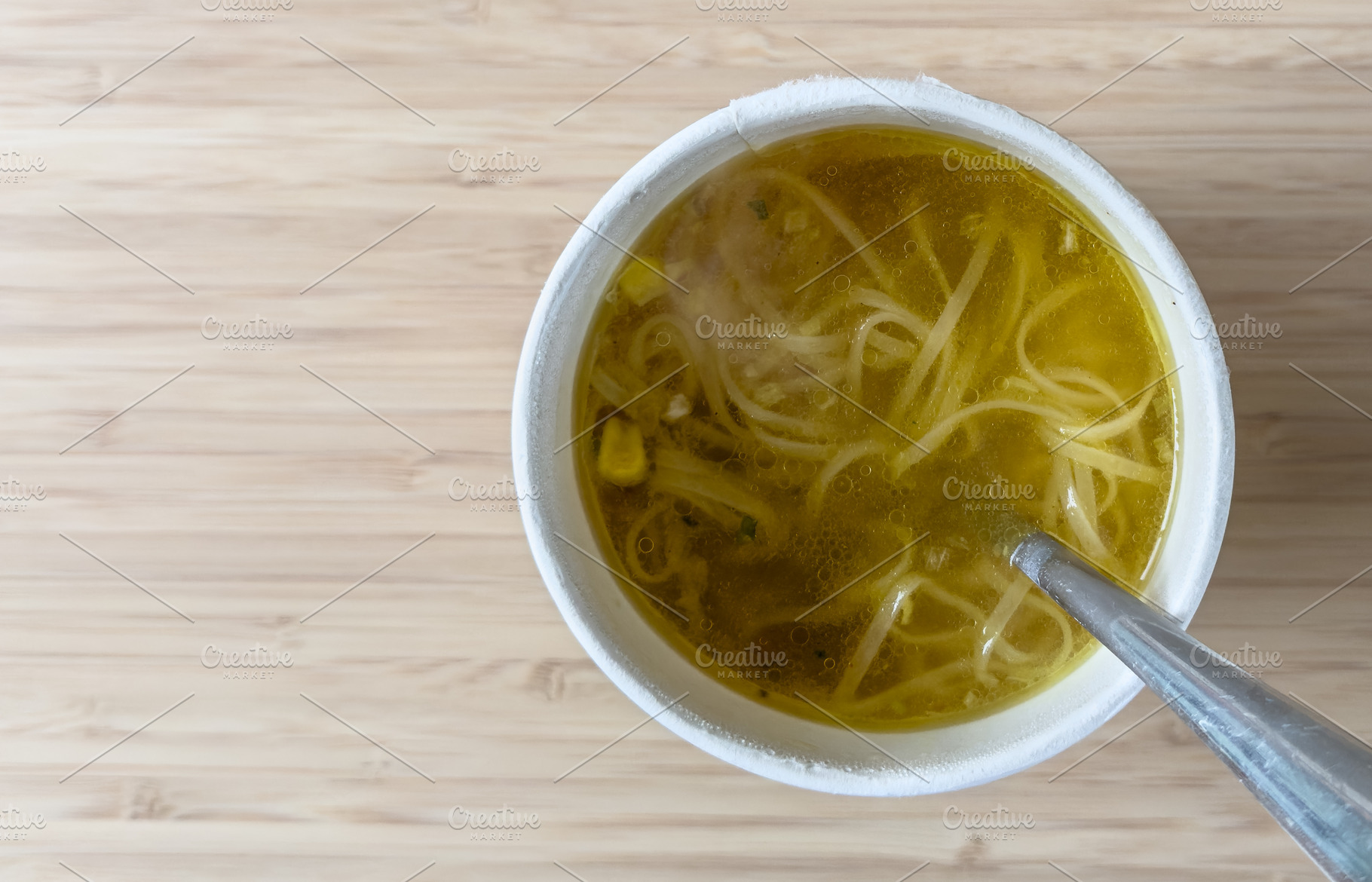 Instant Ramen Noodles In A Cup, a Food & Drink Photo by THP Creative