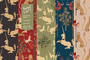 Medieval seamless vector pack, a Pattern Graphic by PatternsBlooming (Thumbnail 1 of 7)