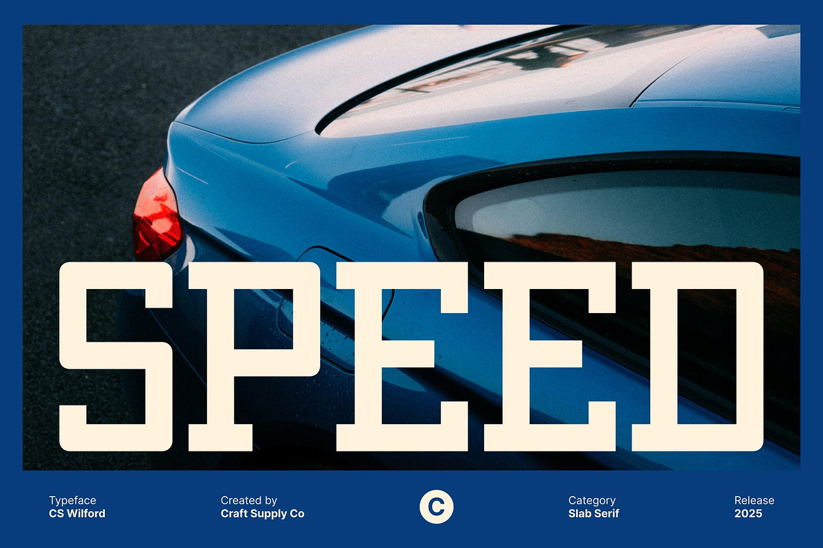 CS Wilford – Slab Serif Font, a Slab Serif Font by Craft Supply Co. (Photo 7 of 8)