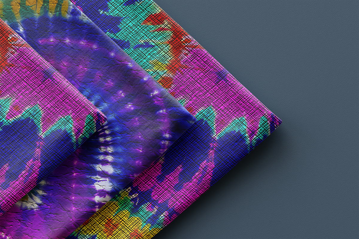 Tie-Dye Texture Digital Papers #84, a Texture Graphic by Digital Art Collectibles (Photo 2 of 5)