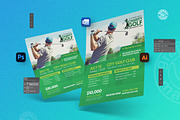 Golf Tournament Flyer Template V1, a Flyer Template by GraphicalMarket (Thumbnail 4 of 6)