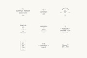 Maison Minimal Logo Kit Ai Eps Psd, a Branding & Logo Template by Feel This (Thumbnail 6 of 13)
