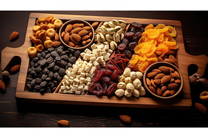 texture wood food background ai, a Food & Drink Photo by pikepicture