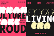 Pluffy Loon | Baloon Bubble Font, a Sans Serif Font by Jolicia Type (Thumbnail 12 of 13)