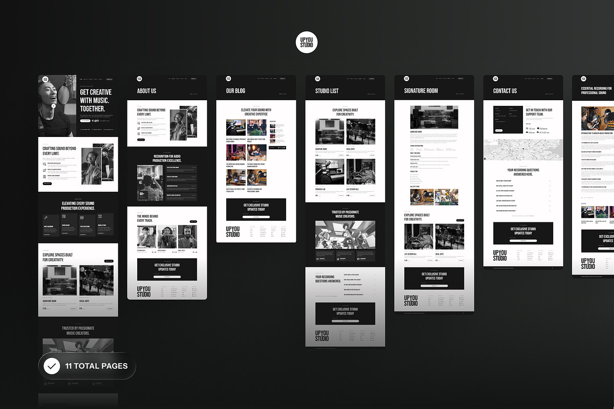 Recording & Music Studio Elementor, a WordPress Template by SLAB! Design (Photo 4 of 5)
