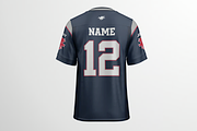 American Football Jersey Mockup, a Shirt Mockup by graphicsauce (Thumbnail 2 of 4)