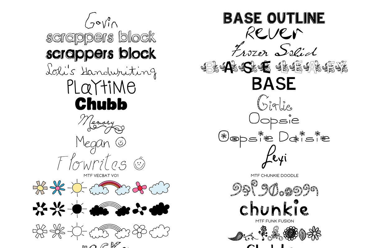 Miss Tiina Fonts - Font Bundle, a Handwritten Font by Miss Tiina (Photo 7 of 7)