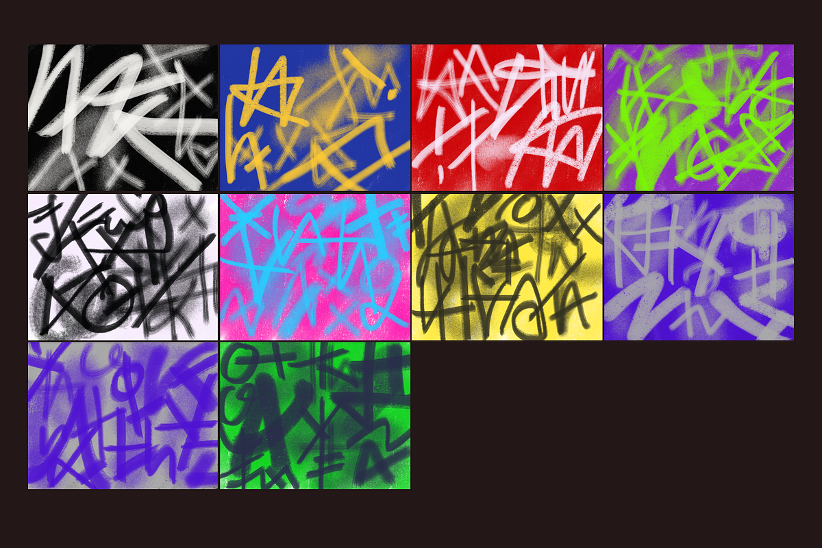 Abstract Graffiti Backgrounds, a Background Graphic by BeadyLab (Photo 2 of 3)