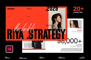 RIYA | STRATEGY DECK, a Presentation Template by Templeste