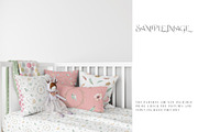 Baby Crib Duvet & Pillows Mockup, a Household Mockup by mock-ups (Thumbnail 10 of 13)