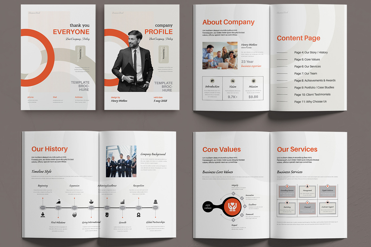 Company Profile Document Template