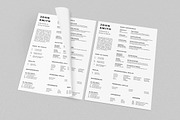 Simple Resume CV with Business Card, a Stationery Template by ND Design (Thumbnail 9 of 13)