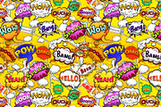 Seamless comic book page pattern, a Pattern Graphic by Yayasya (Thumbnail 2 of 3)