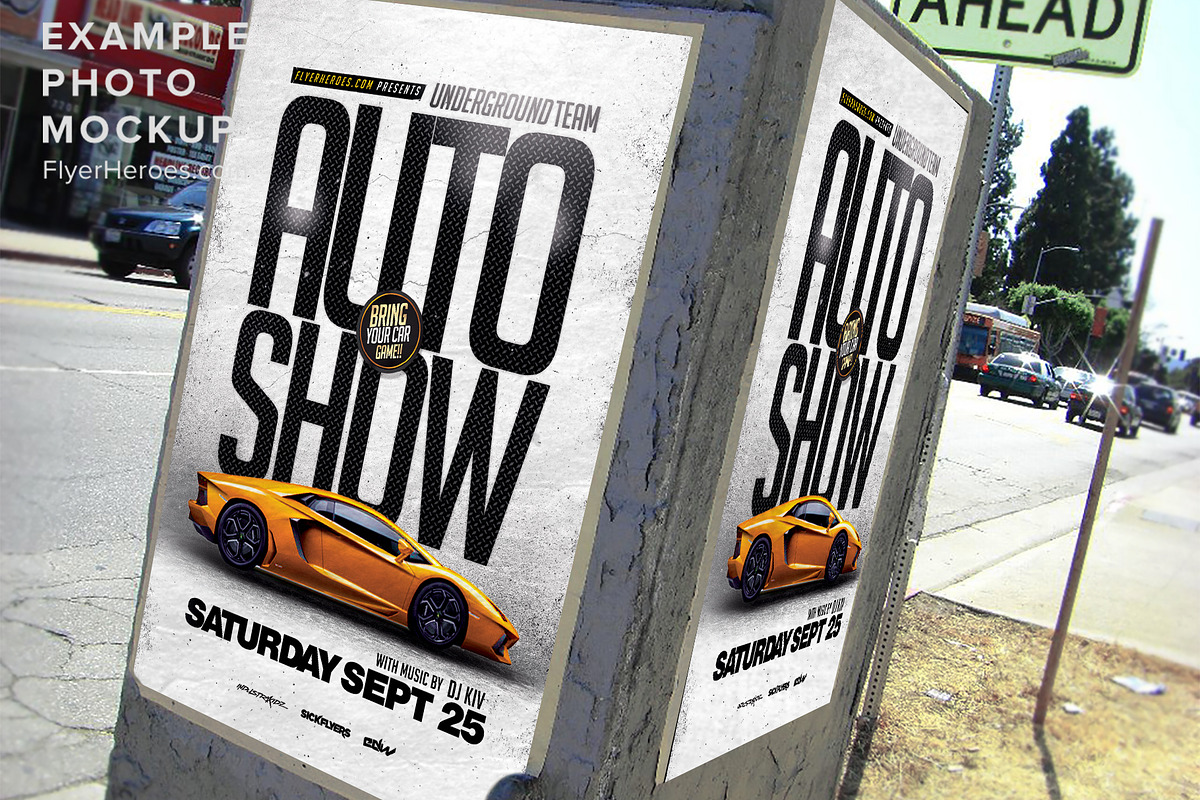 Auto Show Flyer Template, a Flyer Template by FlyerHeroes (Photo 3 of 4)