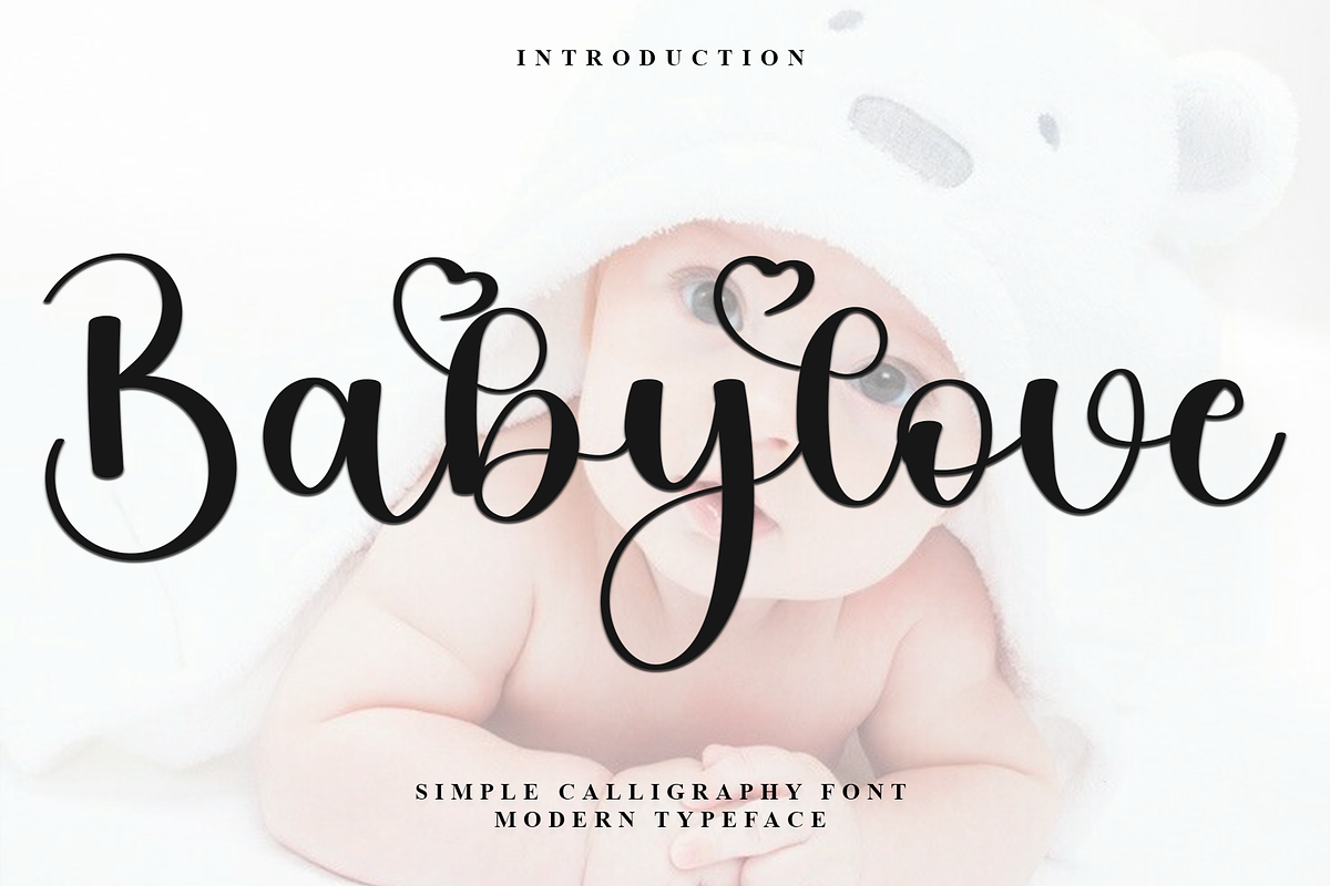 Babylove, a Font by InermediaSTUDIO (Photo 1 of 7)