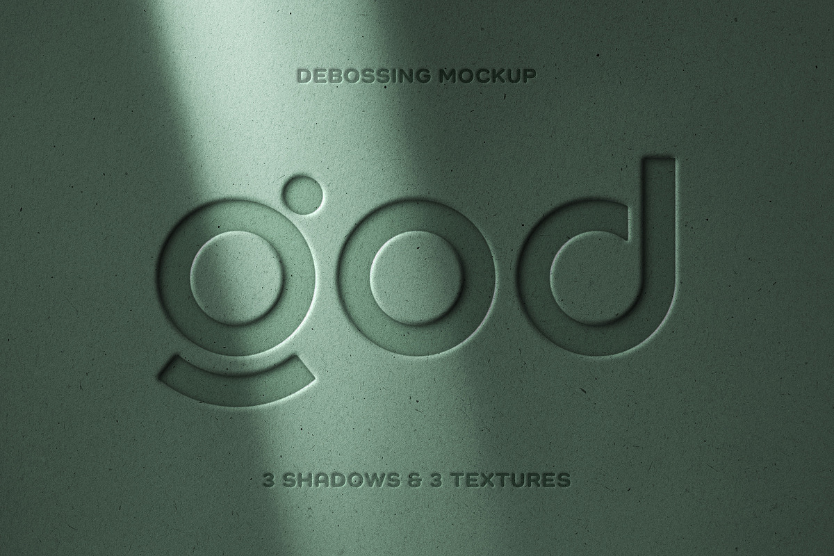 Debossing Logo Mockup, a Mockup by Design Squad (Photo 1 of 5)
