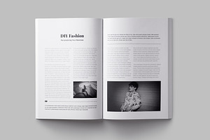 Magazine Template Canva