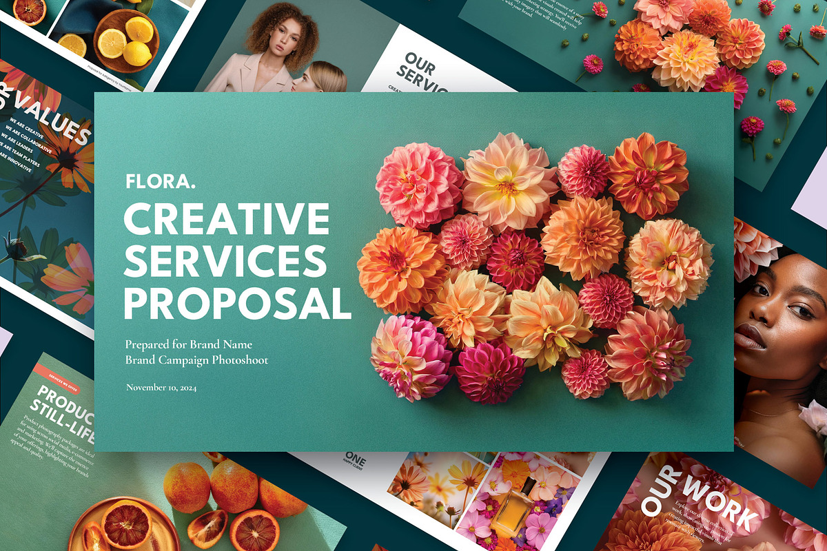 Creative Service Proposal Template, a Presentation Template by Good Creative Studio (Photo 1 of 4)
