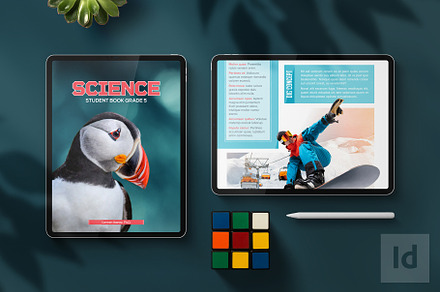 Science eTextbook Template 4.0 iPad, a Magazine Template by fisihsani