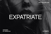 Expatriate Sans Serif Font, a Sans Serif Font by UICreative (Thumbnail 1 of 13)