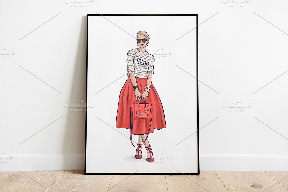 Fashion VECTOR illustrations, a Person Illustration by Natalka Dmitrova art (Photo 5 of 12)