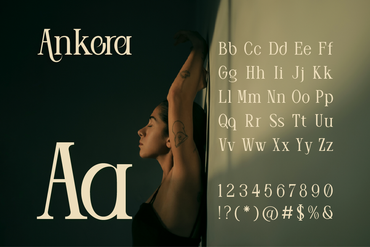 Ankora, a Serif Font by Burntilldead (Photo 3 of 13)