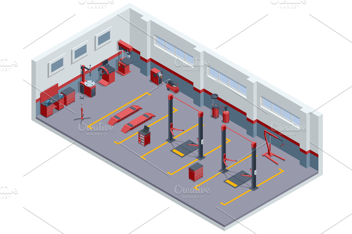 An isometric vector illustration of, an Illustration by Golden Sikorka