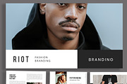 RIOT - Minimal Powerpoint, a Presentation Template by Infinity Vector Studio (Thumbnail 1 of 6)