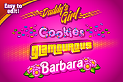 Cartoon Graphic Styles and Logo Kit, a Layer Style Add-On by Vectricity Designs (Thumbnail 3 of 10)