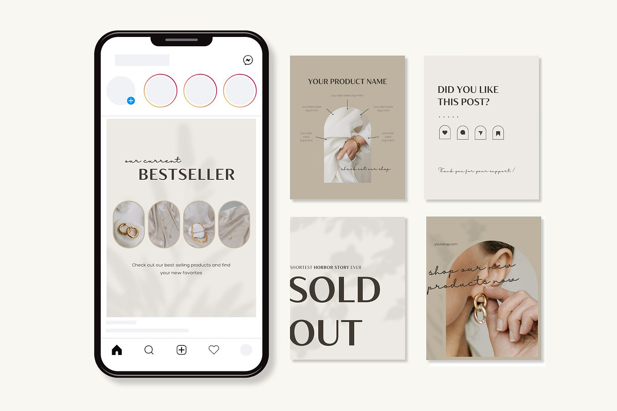 Classy Instagram Post Template Canva, a Social Media Template by Visulize Design Studio (Photo 1 of 4)