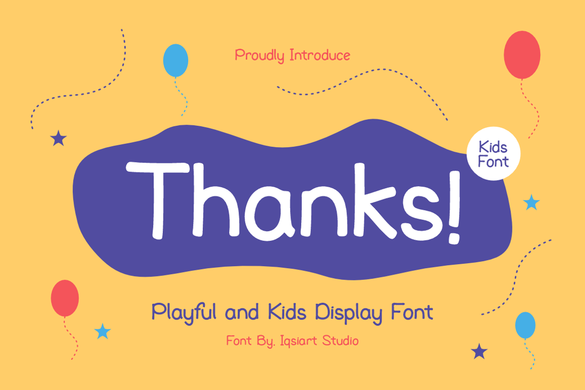 Kifeston - Kids Font, a Sans Serif Font by Iqsiart Studio (Photo 8 of 8)