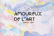 Amoureux de l'art FONT, a Font by CandiesnPixels (Thumbnail 1 of 6)