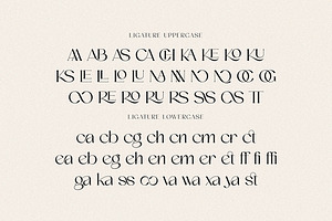 Letanger Elegant Deco Serif