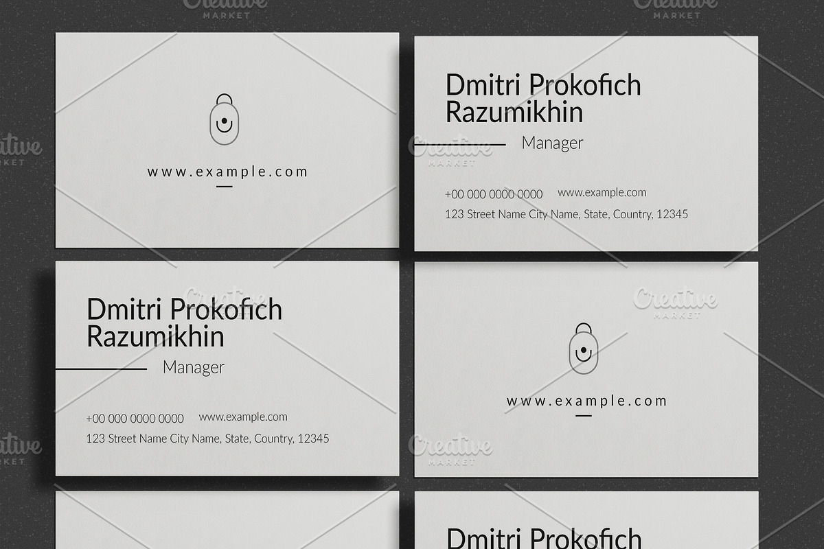 Personal Identity Business Card, a Business Card Template by ClickPaint_Studio (Photo 2 of 4)