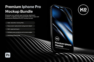 Premium Iphone Mockup Bundle, an iPhone Mockup by anamwp
