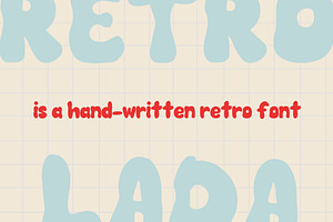 RETROLADA - Retro Font