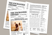 2 Page Canva Wedding Program, an Invitation Template by Oshin Design (Thumbnail 3 of 6)