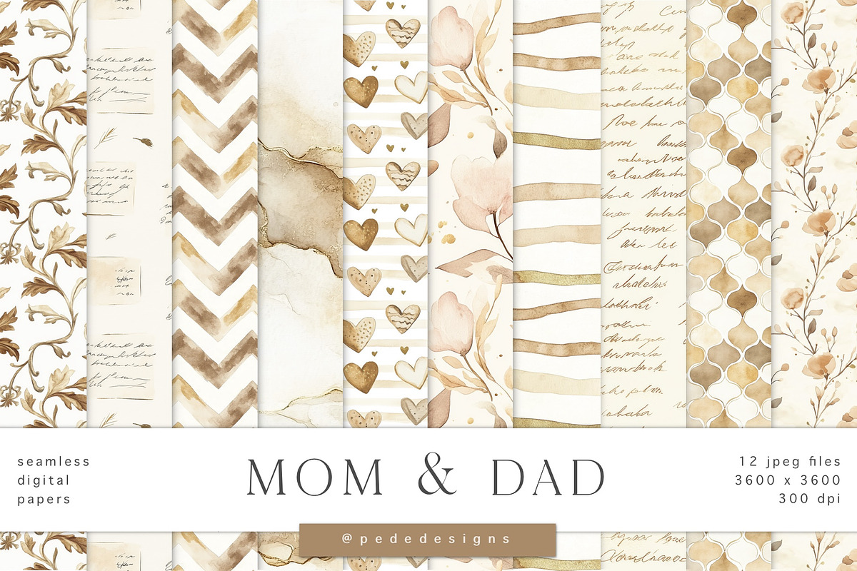 Mom & Dad Collection, a Person Illustration by PeDe Designs (Photo 26 of 33)