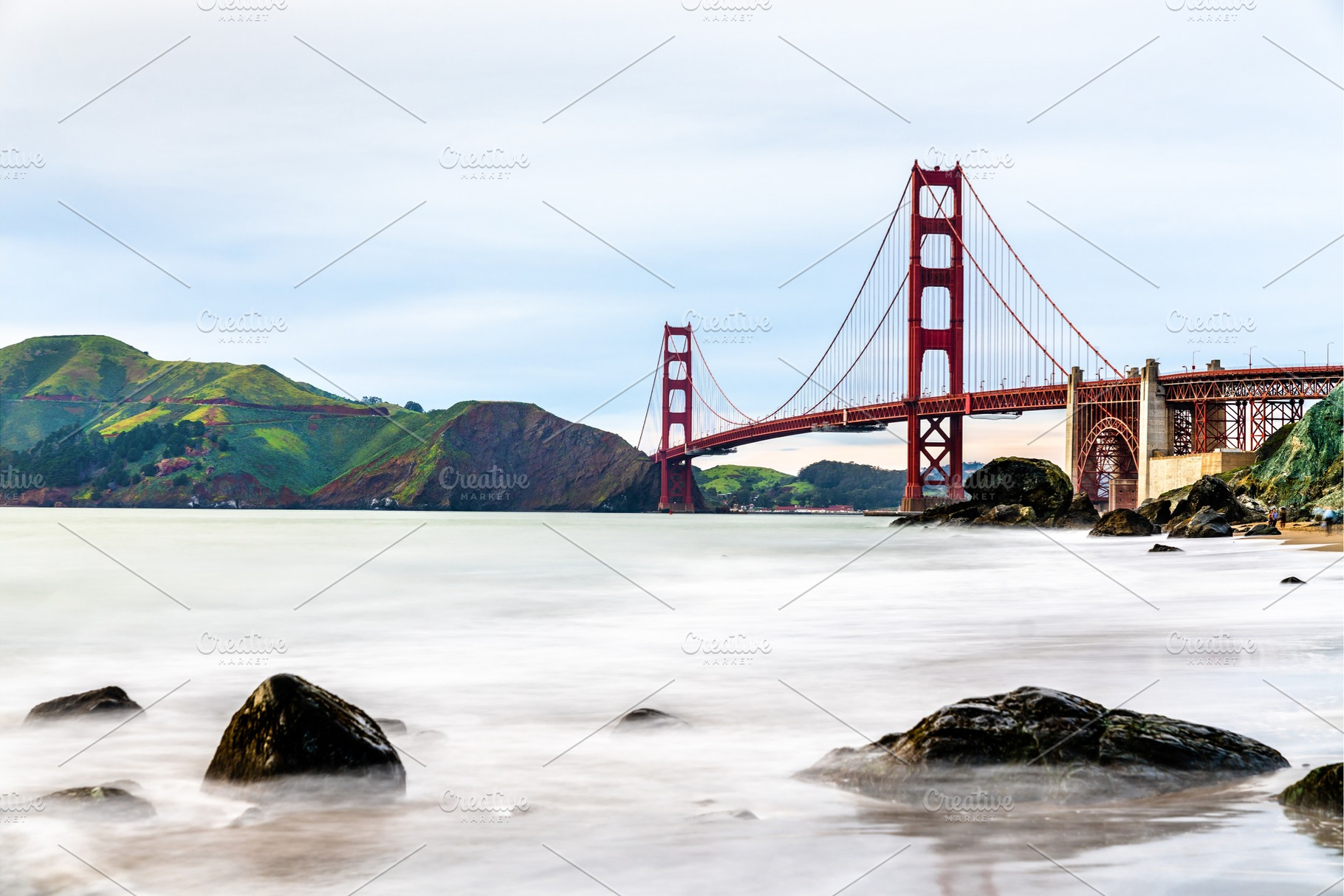 Golden gate bridge in san francisco containing golden, gate, and bridge, an Architecture Photo by Leonid Andronov