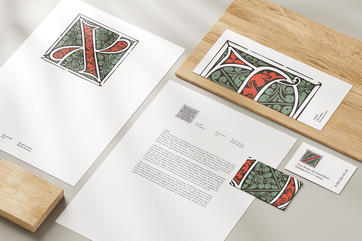 Medieval Initials. Gothic Drop caps, a Blackletter Font by kaer_shop (Photo 3 of 12)