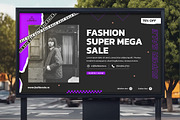 Billboard Mockup on a City Street, an Advertising Mockup by 3djagan (Thumbnail 2 of 4)