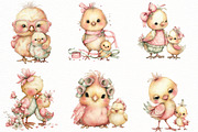 Whimsical Mother's Day chick Clipart, an Illustration by Designworld (Thumbnail 2 of 8)